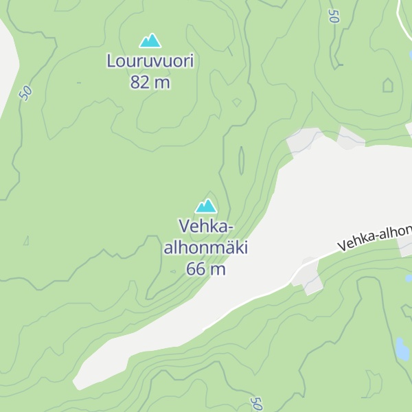 Map of Vehka-alhonmäki