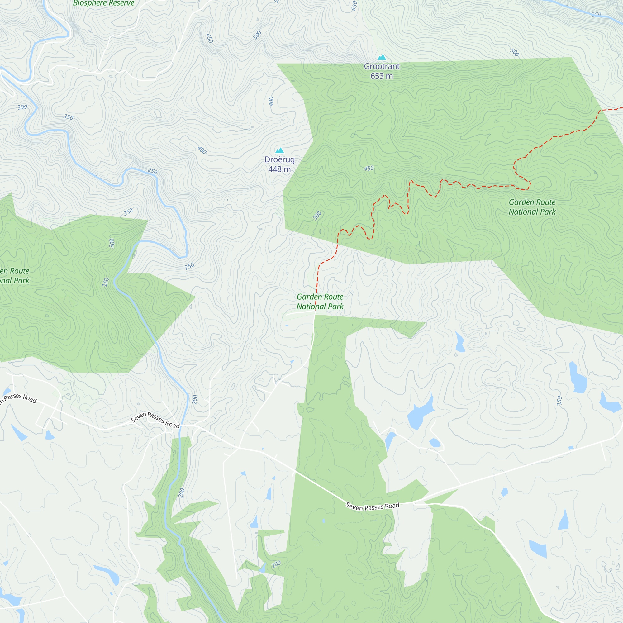 Beervlei Hut map