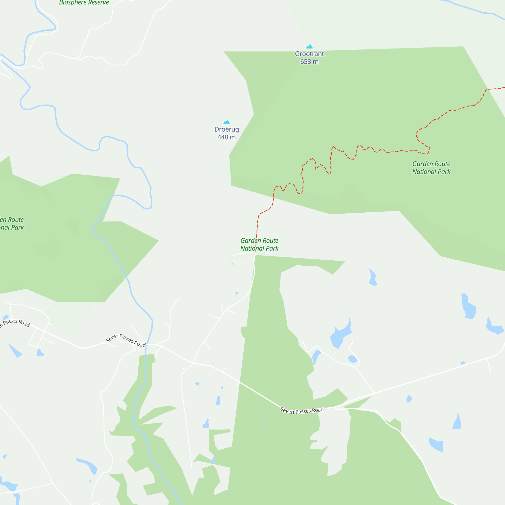 Beervlei Hut map