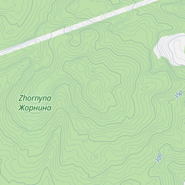 Map of Zhornyna