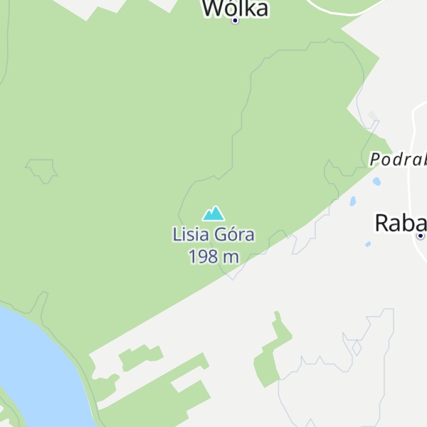 Map of Lisia Góra