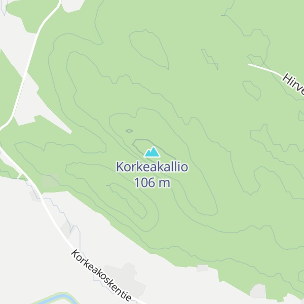Map of Korkeakallio