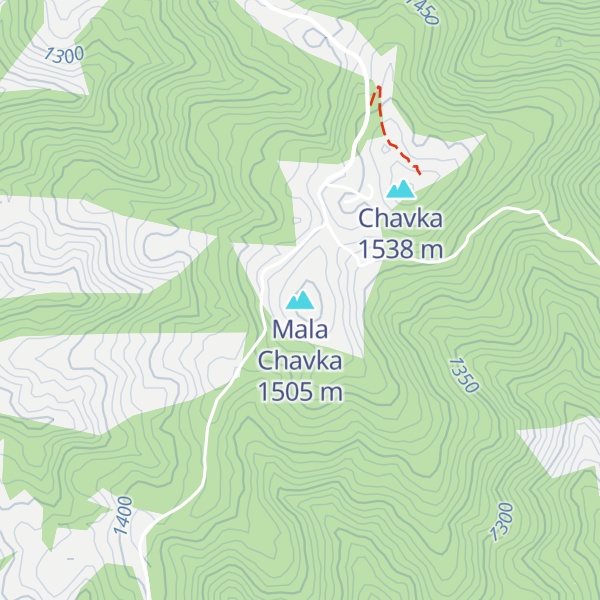 Map of Mala Chavka