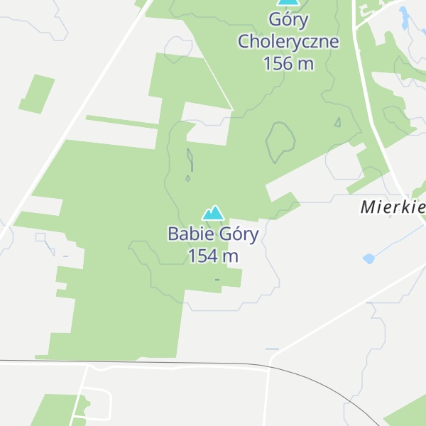 Map of Babie Góry