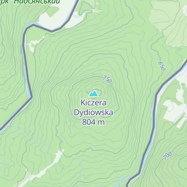 Map of Kiczera Dydiowska