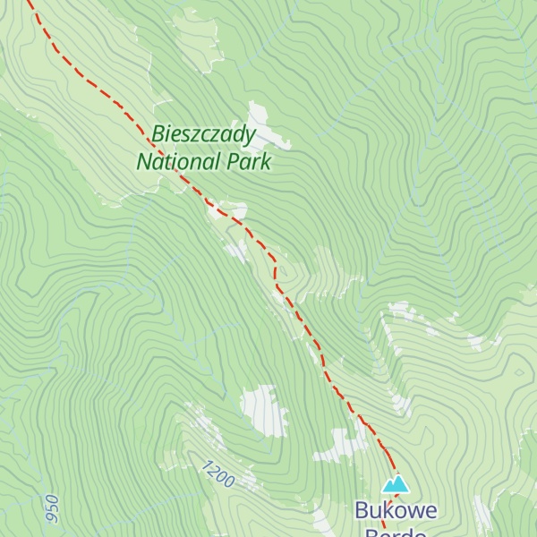 Map of Połonina Dźwiniacka