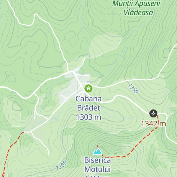 Map of Cabana Brădet