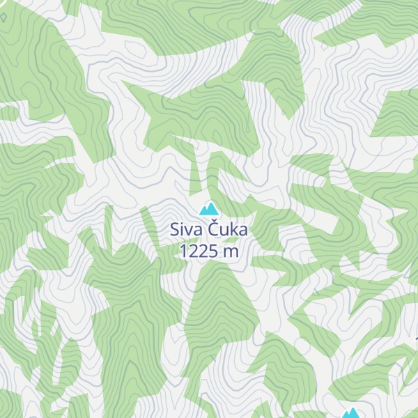 Map of Siva Čuka