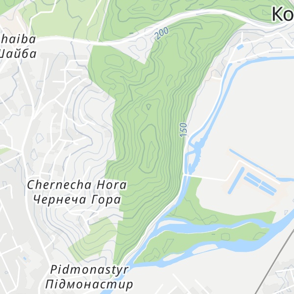 Map of Chernecha
