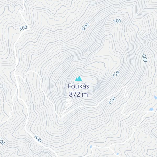 Map of Foukás