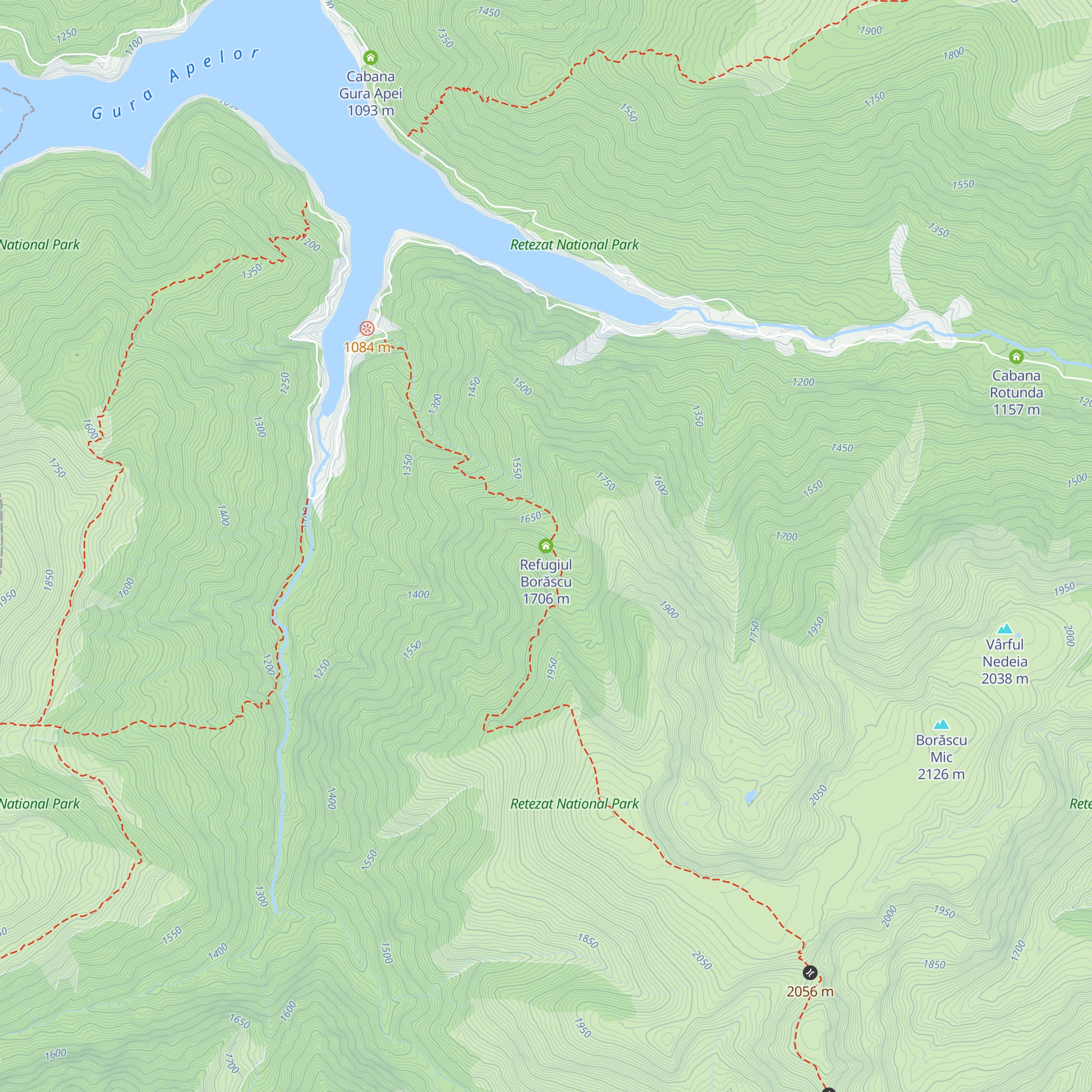 Refugiul Borăscu map