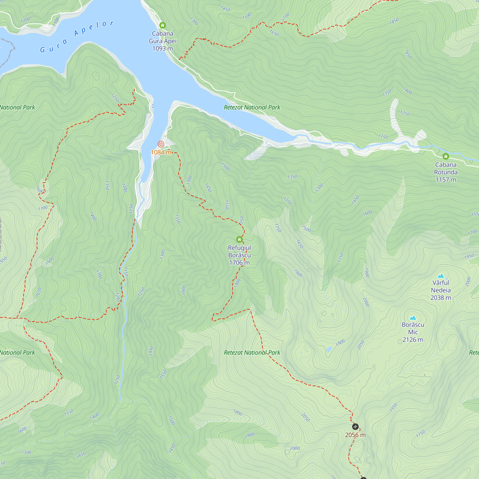 Refugiul Borăscu map
