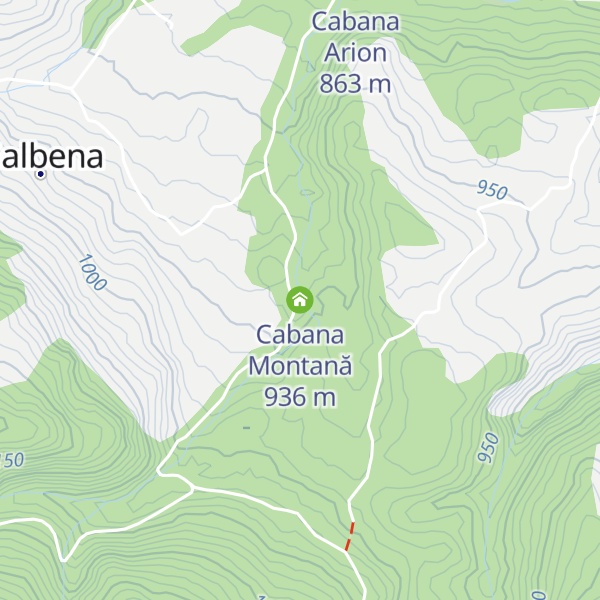 Map of Cabana Montană