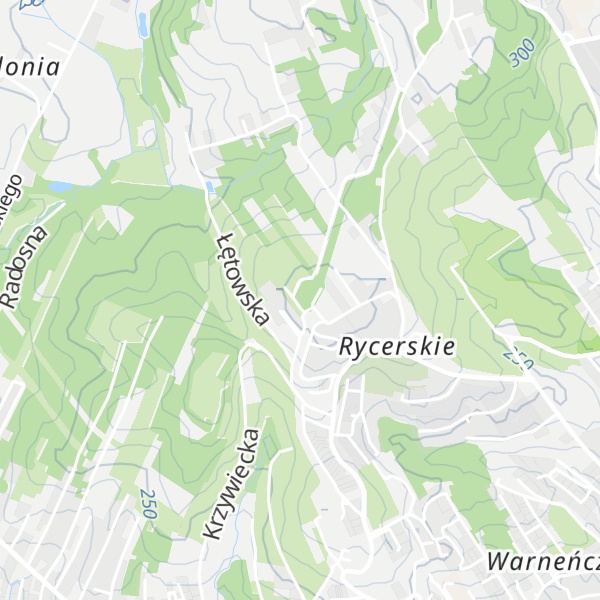 Map of Rycerskie
