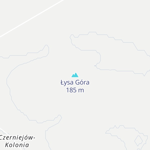 Map of Łysa Góra