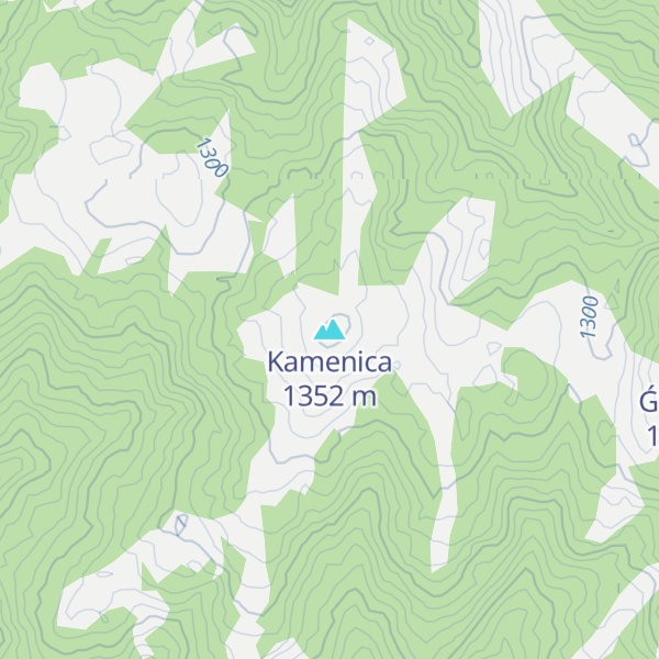Map of Kamenica