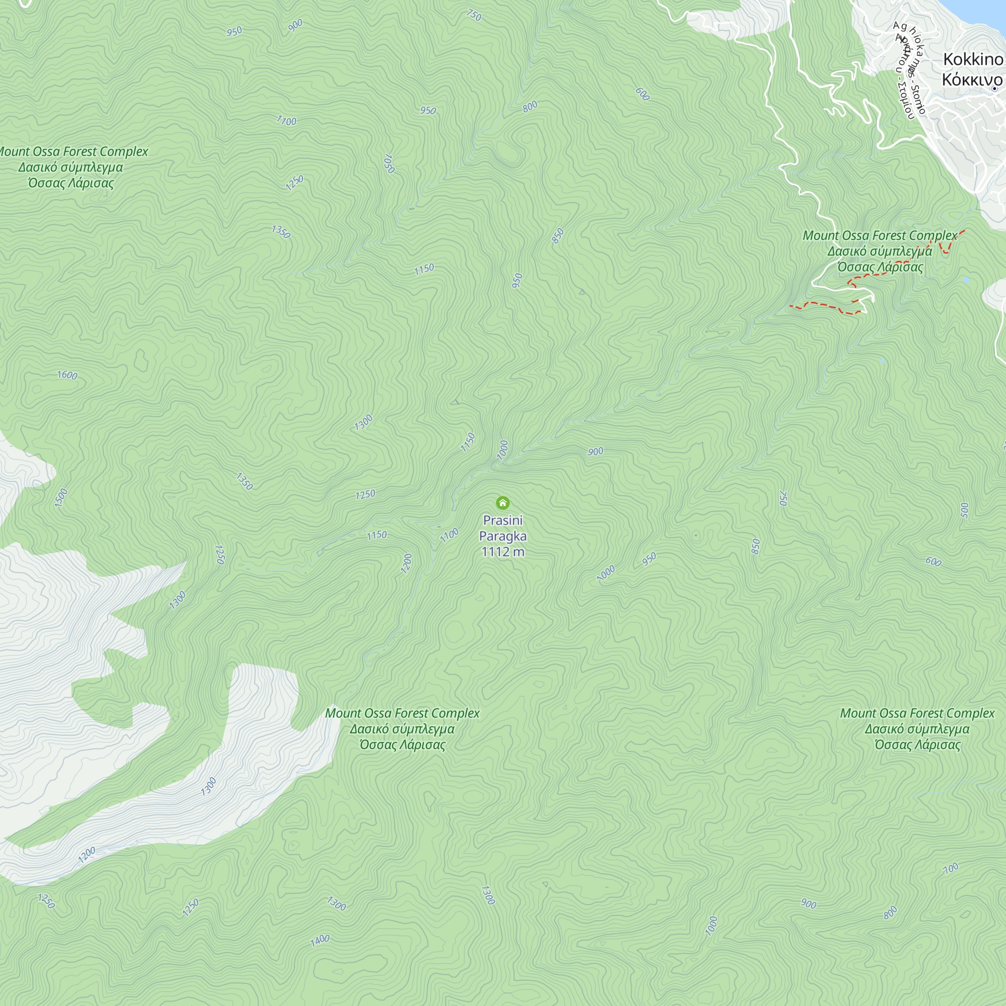 Prasini Paragka map