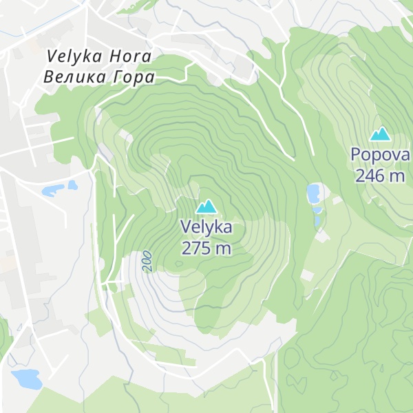 Map of Velyka