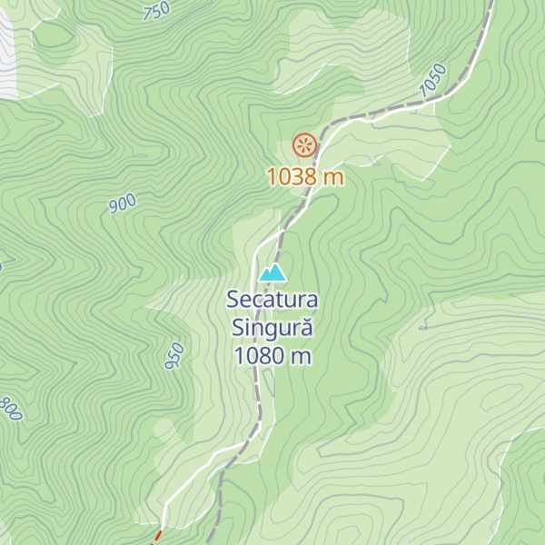 Map of Secatura Singură