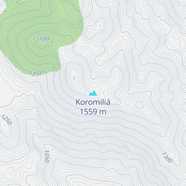 Map of Koromiliá