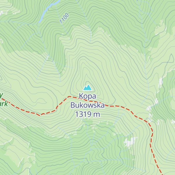 Map of Kopa Bukowska