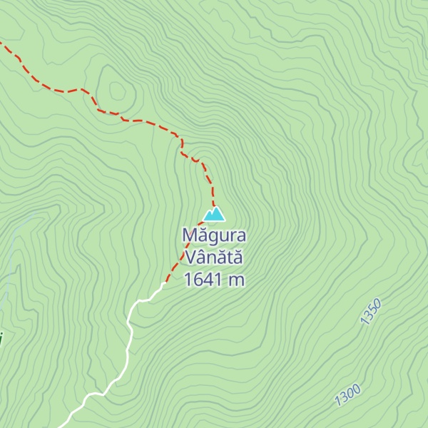 Map of Măgura Vânătă