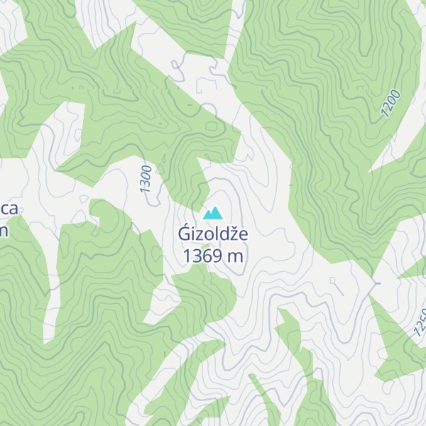 Map of Ǵizoldže
