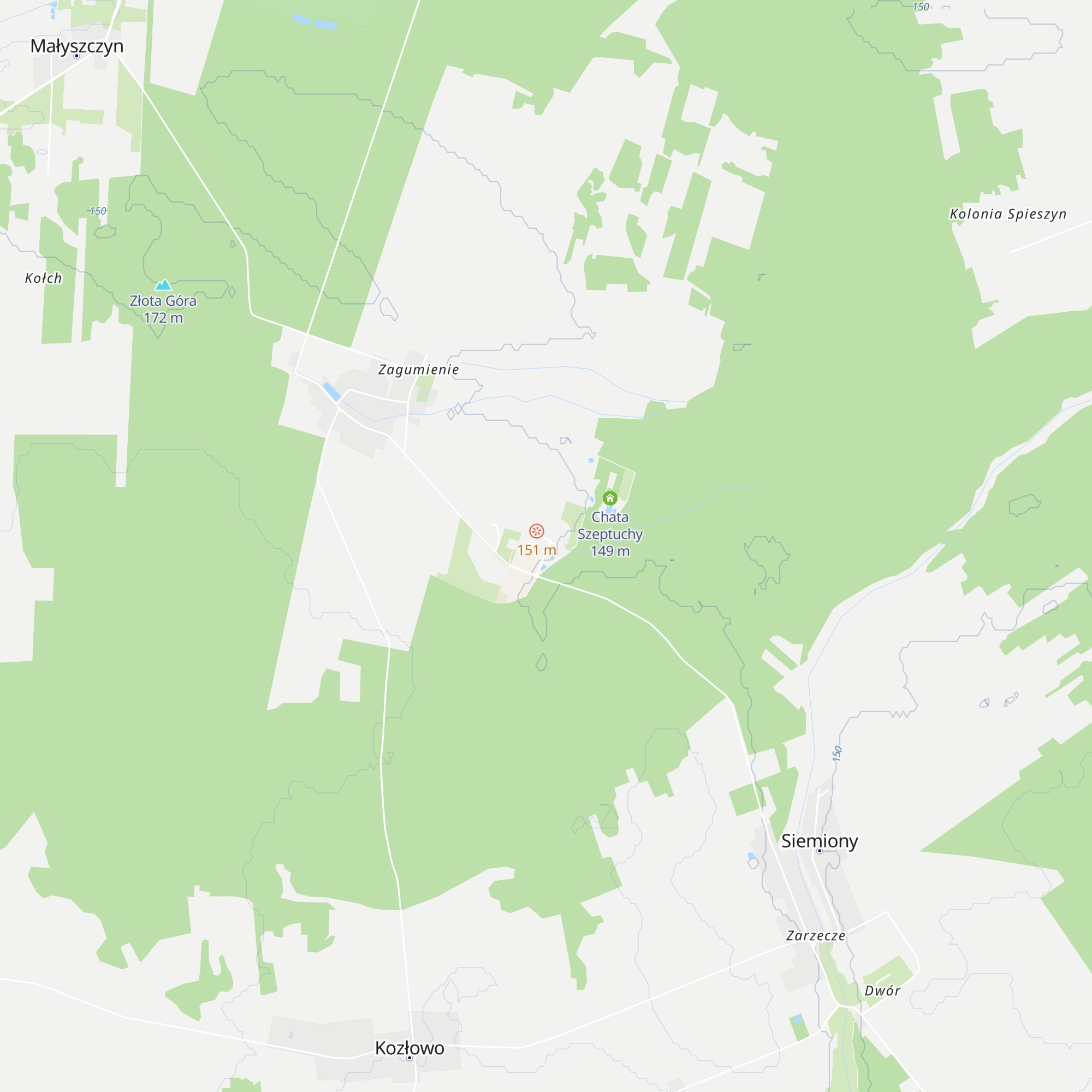 Chata gospodarza map