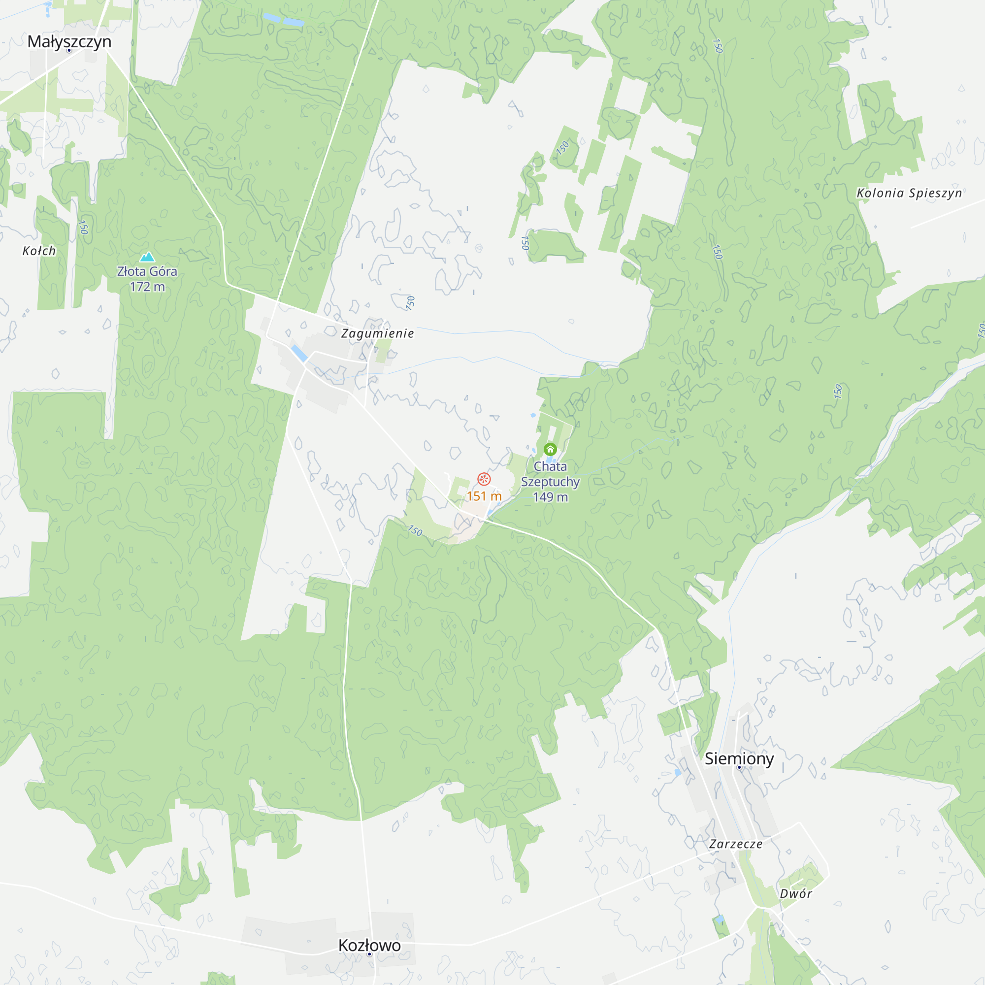 Chata gospodarza map