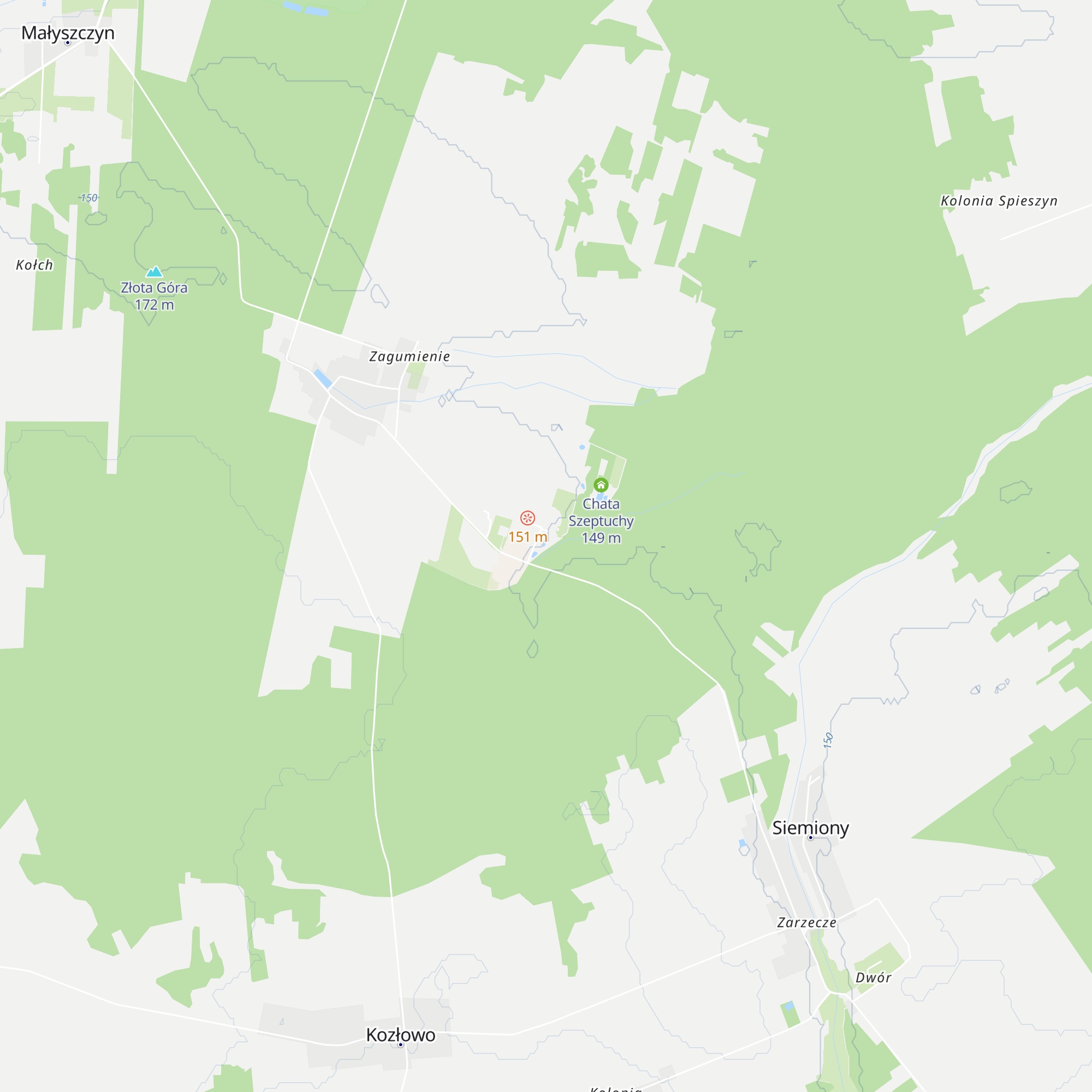 Chata Chochoła map