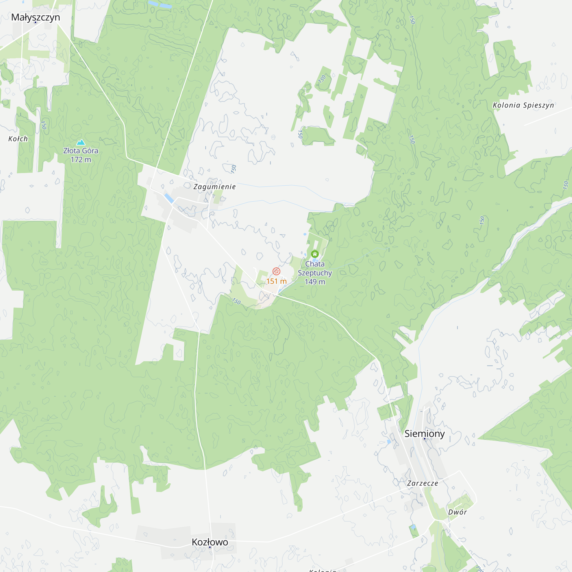 Chata Chochoła map