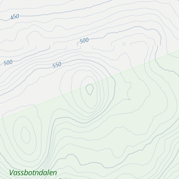 Map of Lillerundfjellet