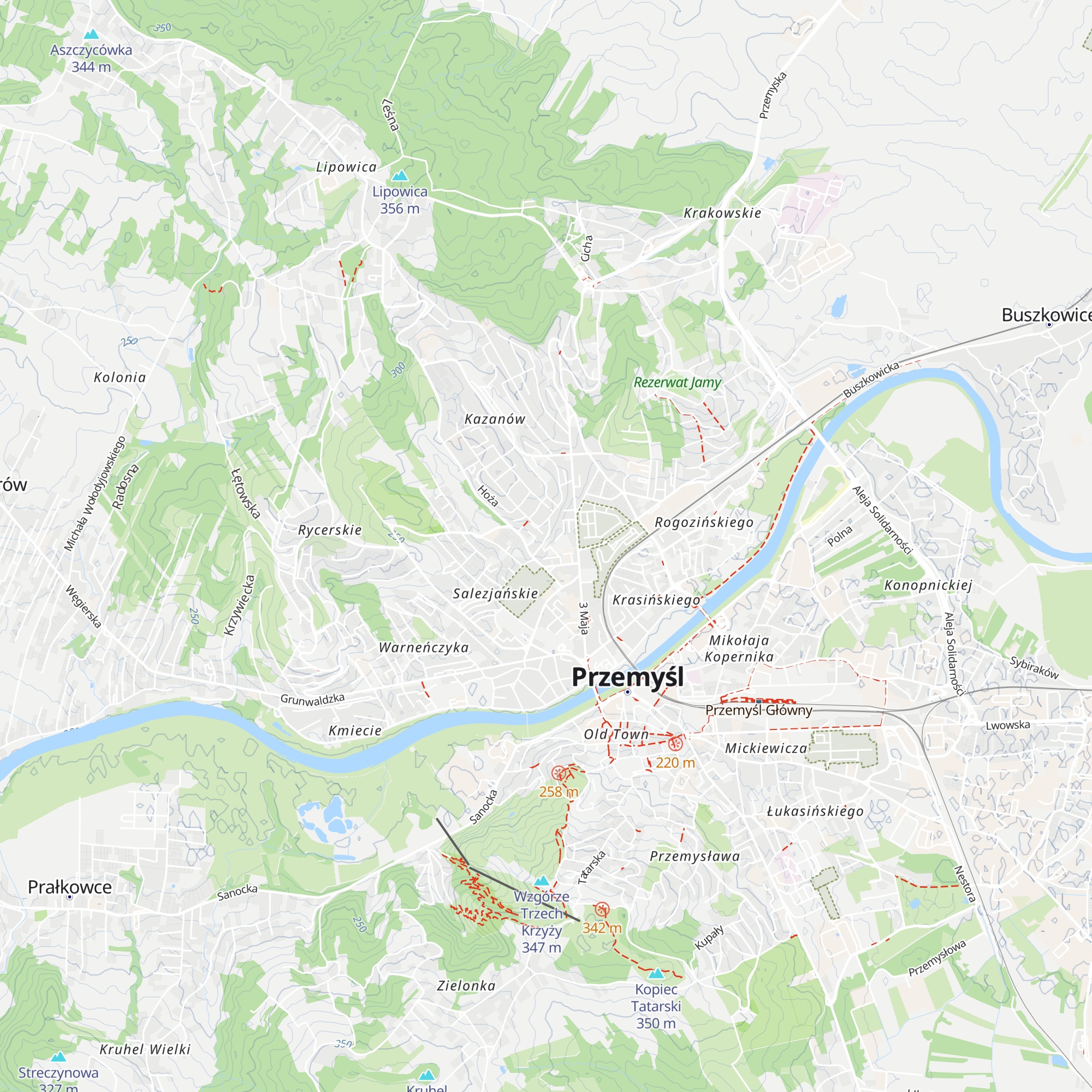 Schronisko Młodzieżowe PTSM "Matecznik" map