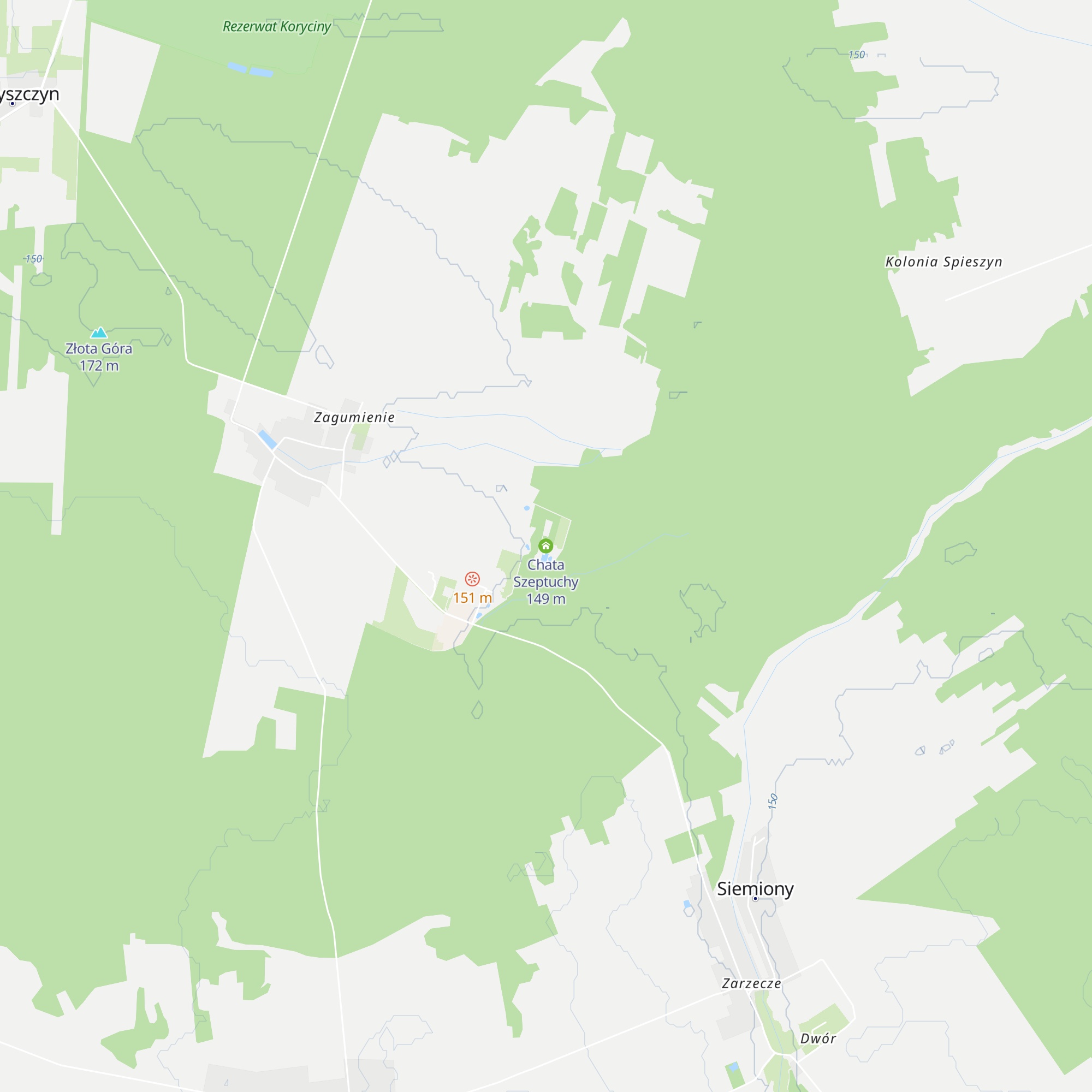 Chata Szeptuchy map