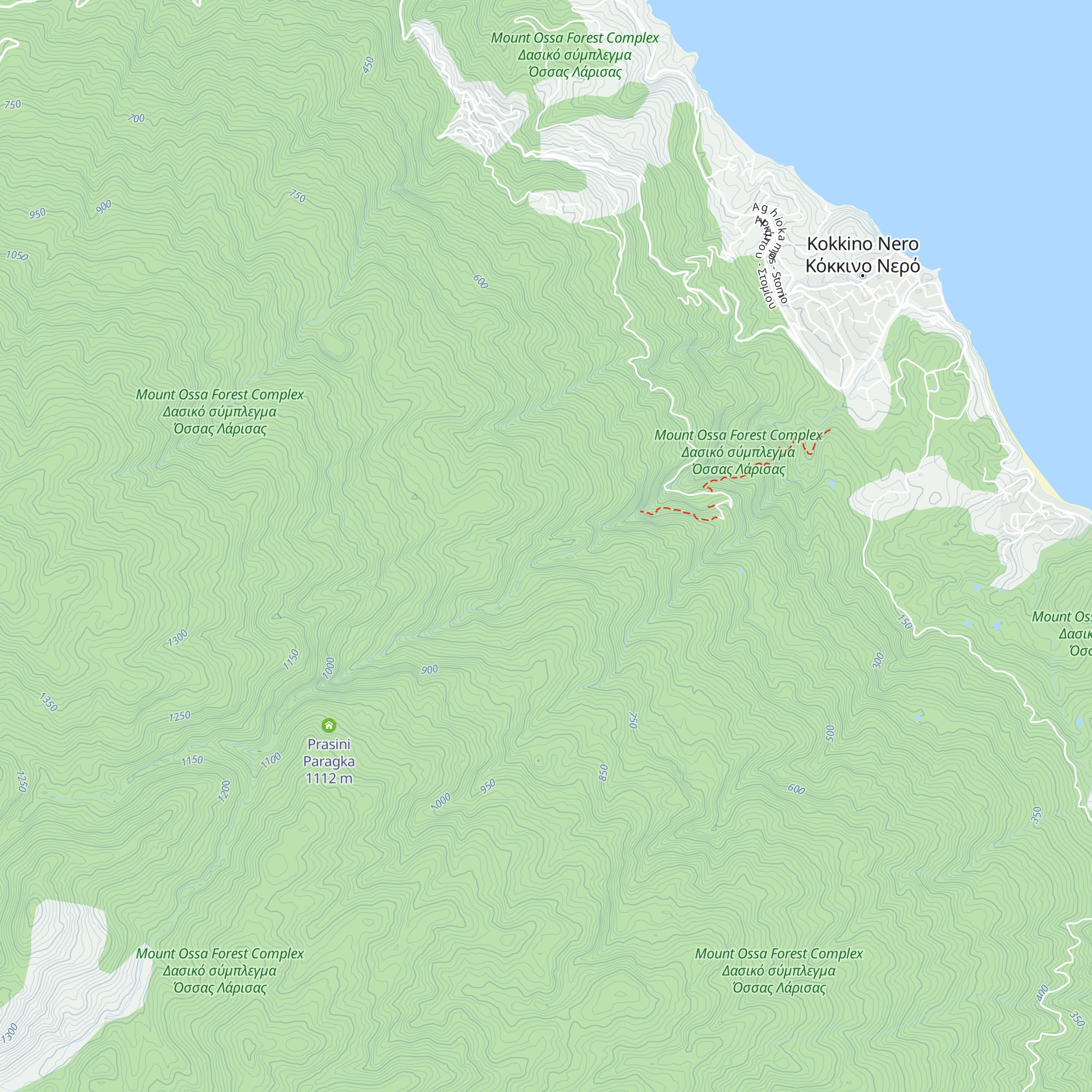 Dasiko Fylakio - Panorama map