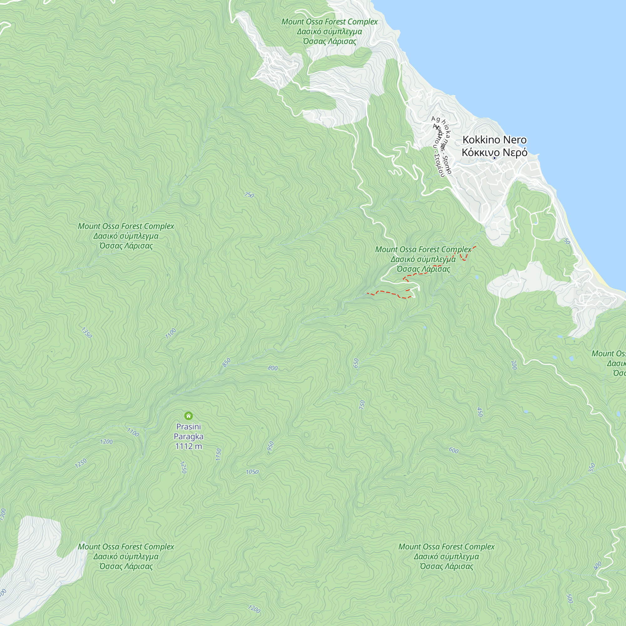 Dasiko Fylakio - Panorama map