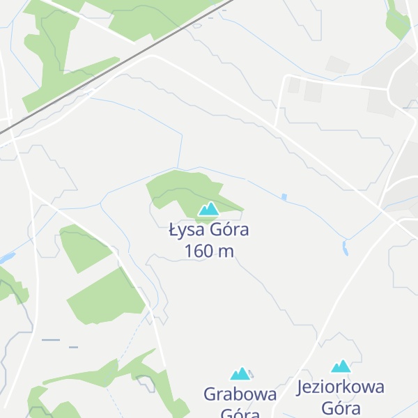 Map of Łysa Góra