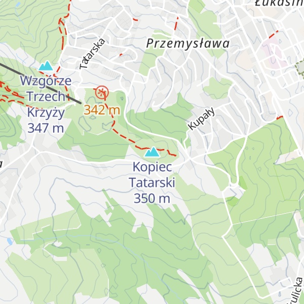 Map of Kopiec Tatarski