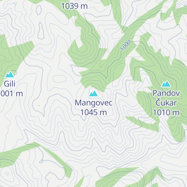 Map of Mangovec