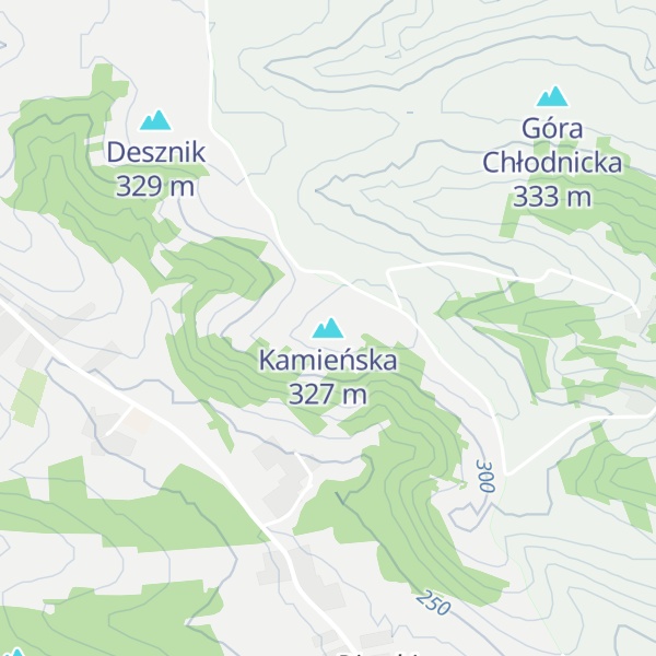 Map of Kamieńska