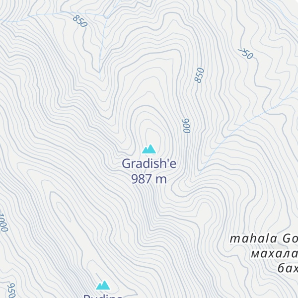 Map of Gradish'e