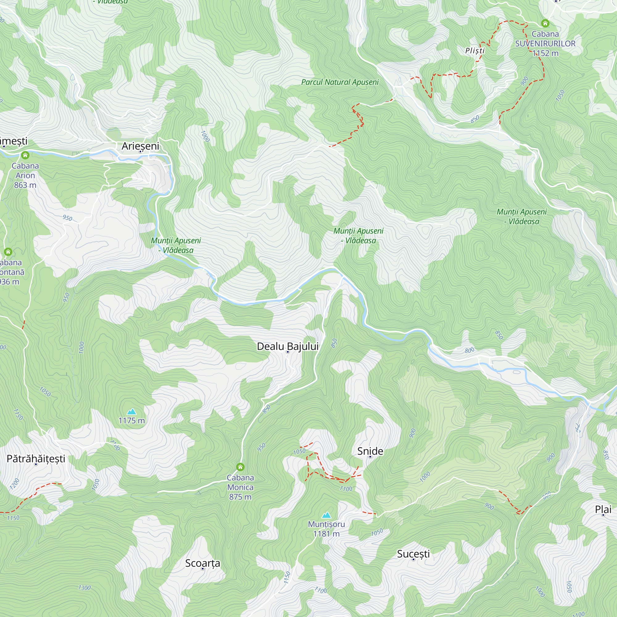 Cabana Denisa map