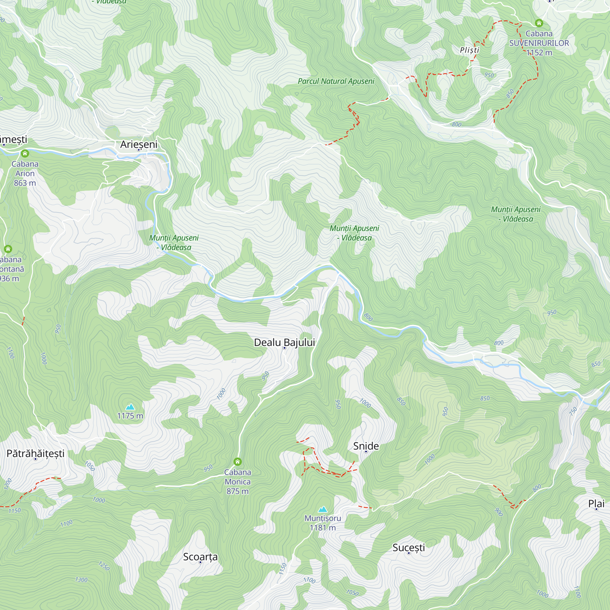 Cabana Denisa map