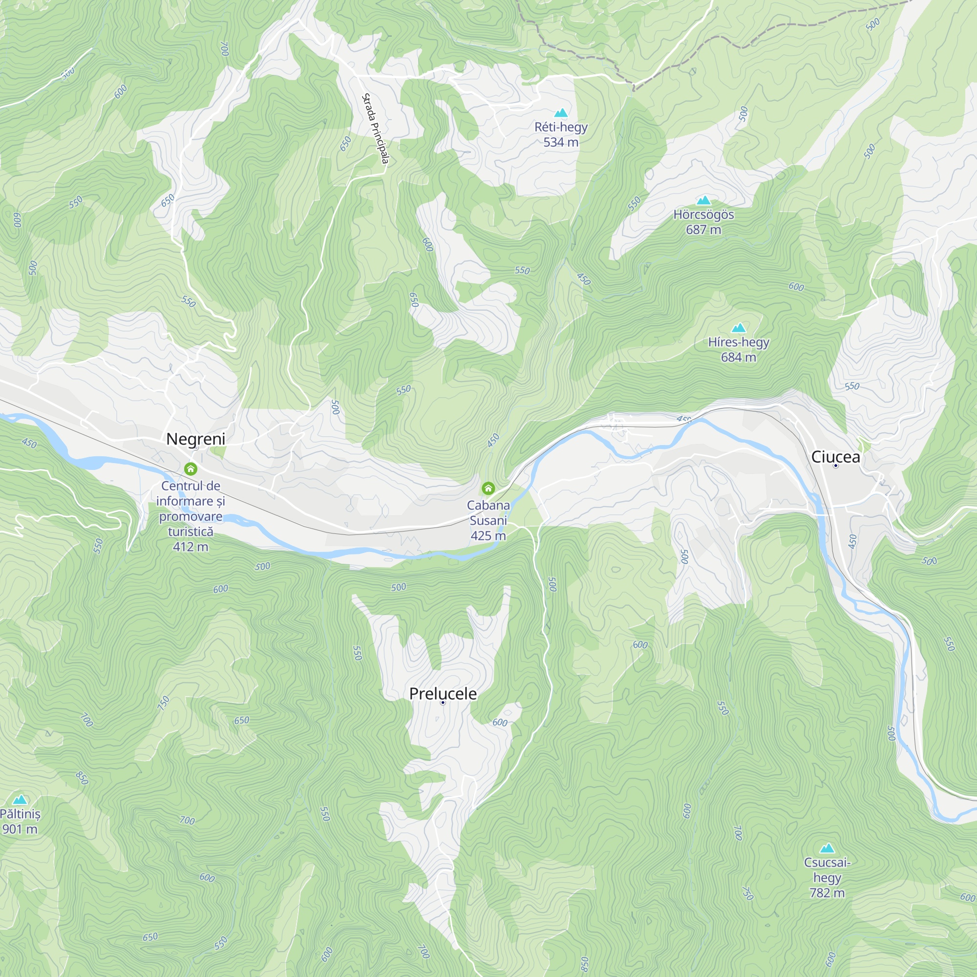 Cabana Susani map