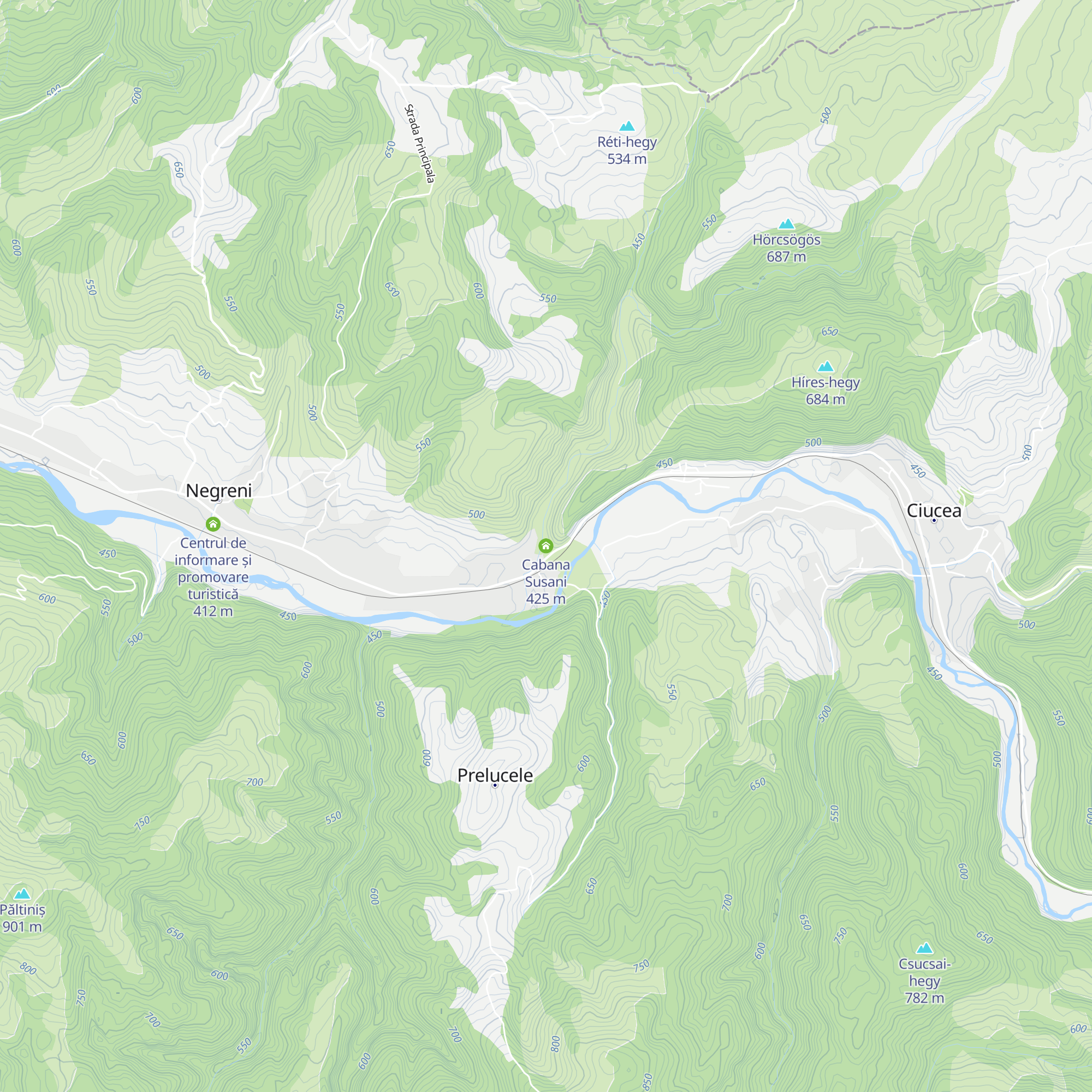 Cabana Susani map