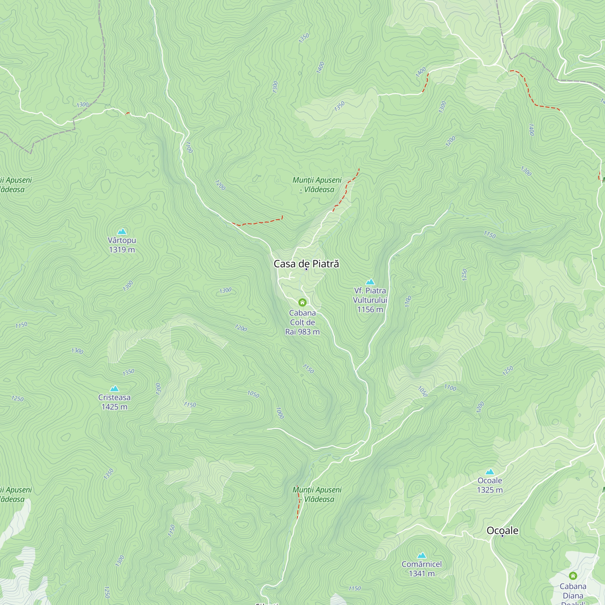Cabana Colț de Rai map