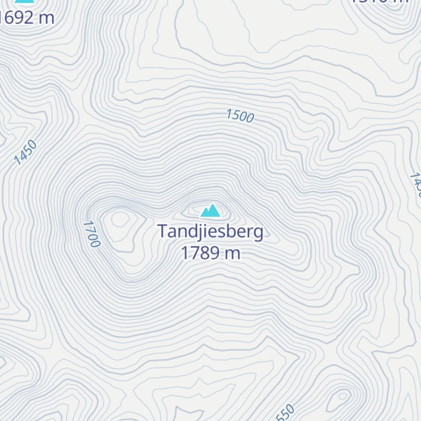 Map of Tandjiesberg