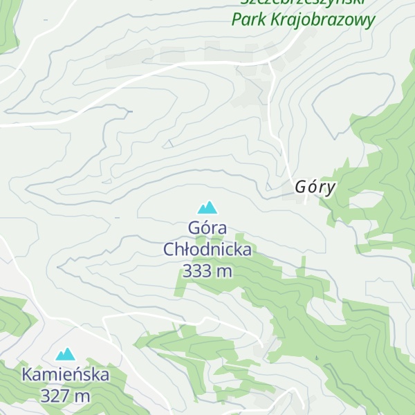 Map of Góra Chłodnicka