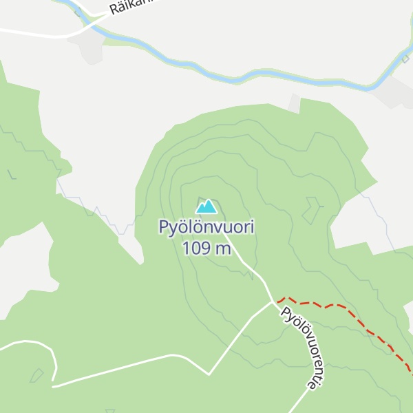 Map of Pyölönvuori