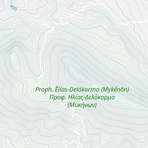 Map of Profítis Ilías